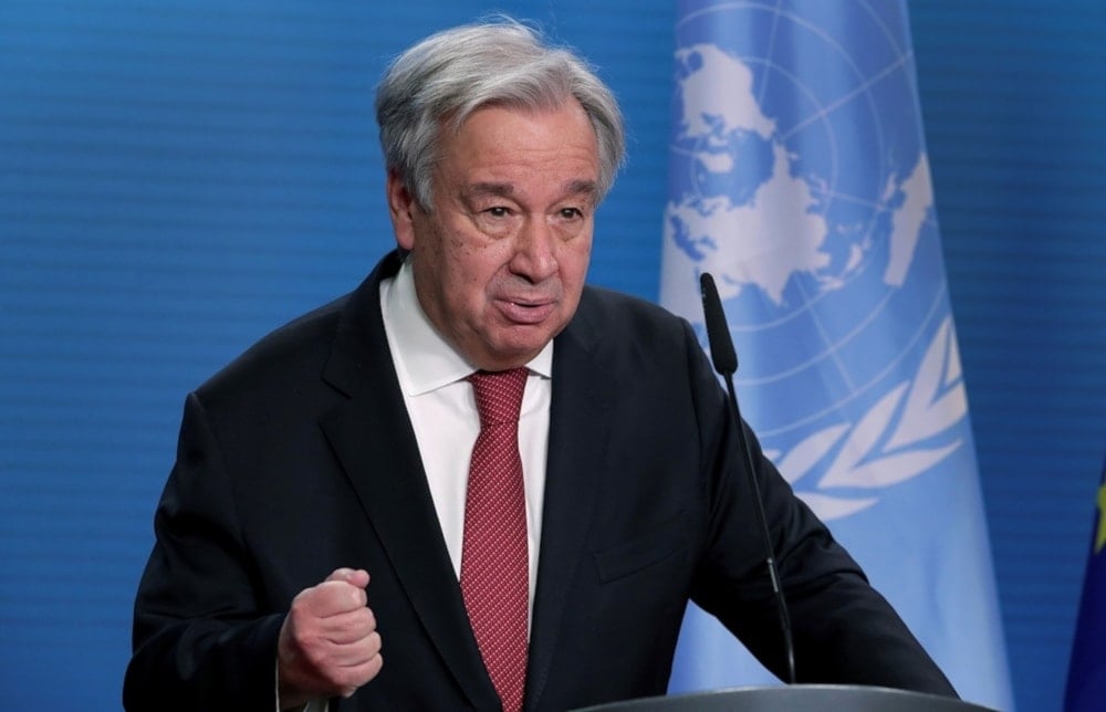 El secretario general de la ONU, António Guterres.