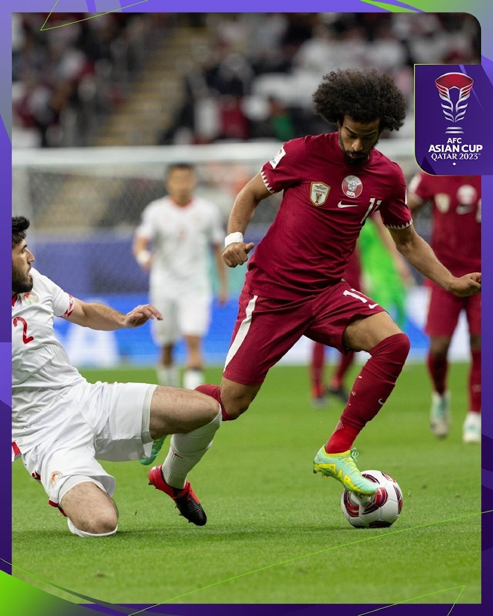 Campeón Qatar sella boleto a octavos en Copa Asiática de fútbol.