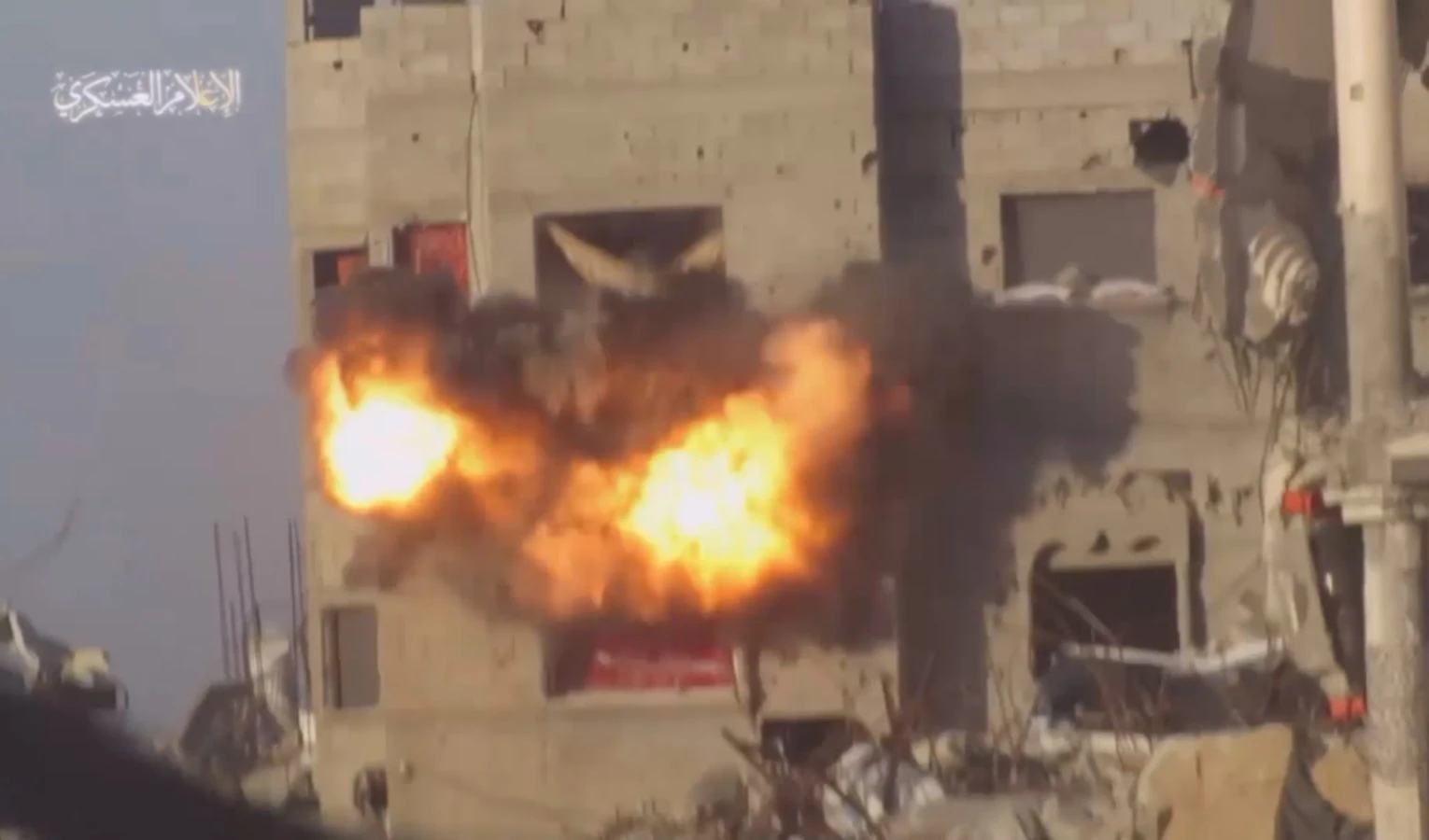 Las Brigadas Al-Qassam atacaron una casa donde se refugiaban soldados de las Fuerzas Especiales de "Israel· en Beit Hanoun, al norte de la Franja de Gaza.