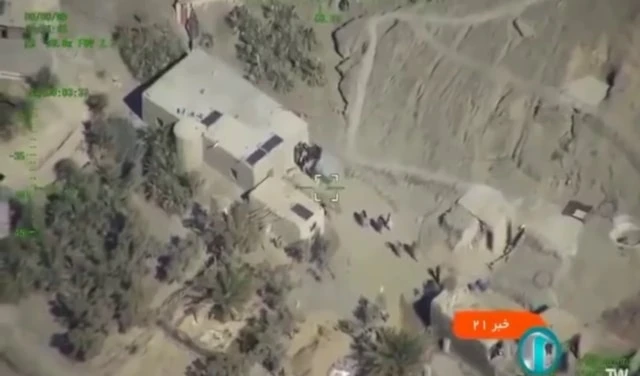 Escenas de la Guardia Revolucionaria durante el ataque a cuarteles terroristas en Pakistán.