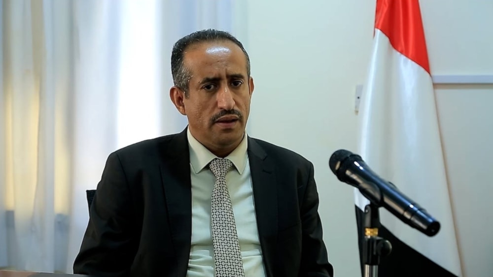 Secretario general del Consejo Político Supremo en Yemen, Yaser Al-Houry. 