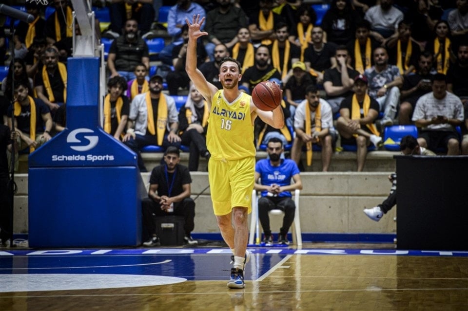 Base Arakji lidera triunfos de club Al Riyadi en 2023. Foto Fiba.