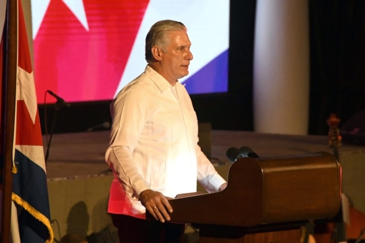 El presidente cubano, Miguel Díaz-Canel Bermúdez.