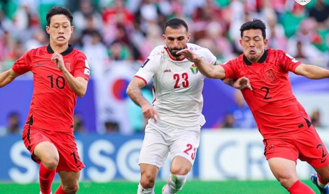 Jordania y Corea del Sur igualan en Copa Asiática de fútbol. Foto JFA.