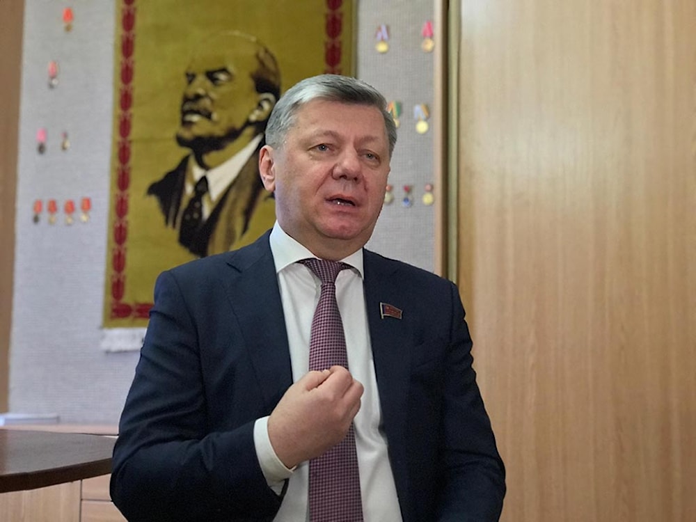 El vicepresidente del Comité Central del Partido Comunista de la Federación de Rusia, Dmitry Novikov.