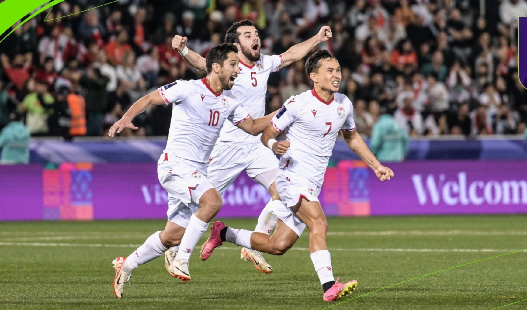 Tayikistán hace historia y está en octavos de la Copa Asiática. Foto AFC.