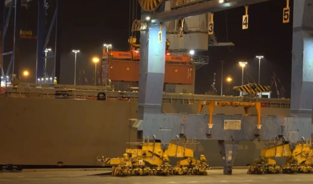 El puerto israelí de Ashdod en los territorios palestinos ocupados atacado por drones de la resistencia iraquí.