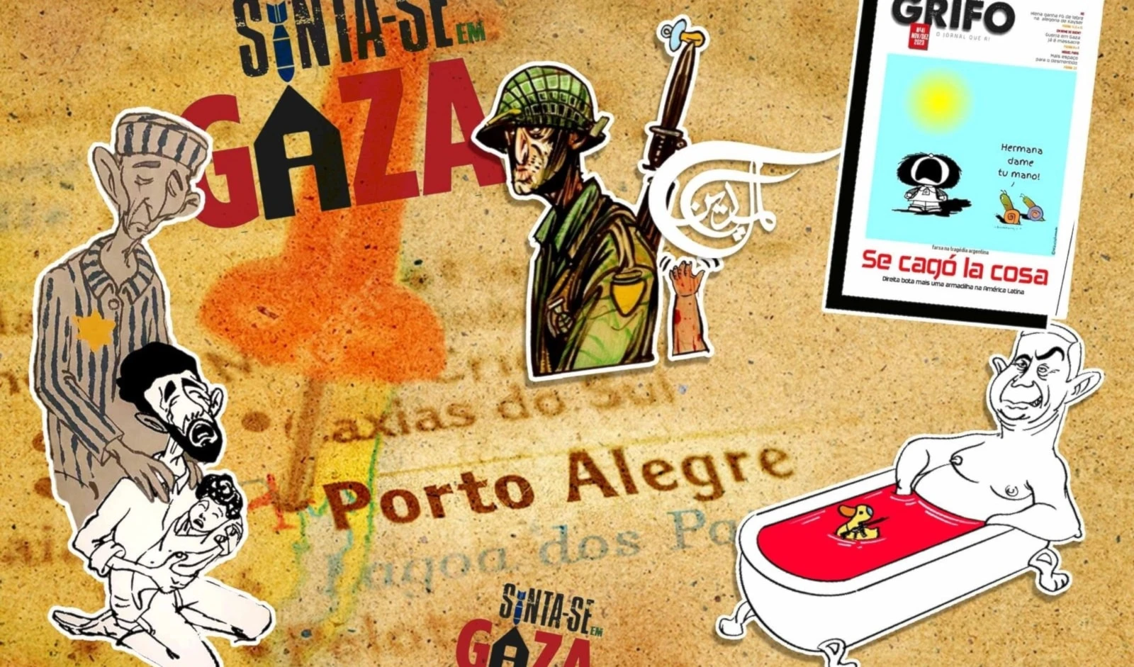 Siéntete como en Gaza: Una mirada solidaria desde Brasil