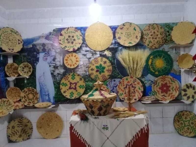 Artesanía de espiga de trigo, de moda en Siria