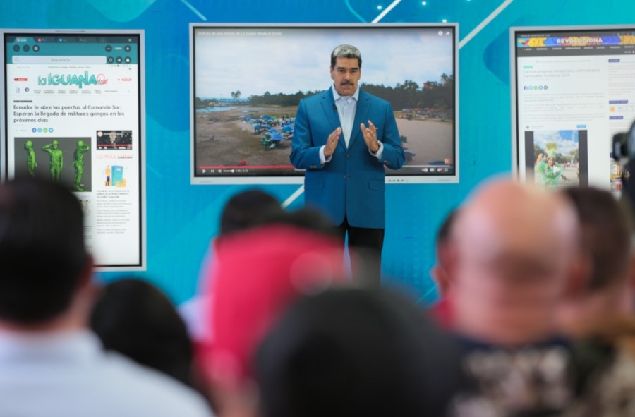 El jefe de Estado venezolano condujo la primera emisión de 2024 de Con Maduro + desde el estado de La Guaira. 