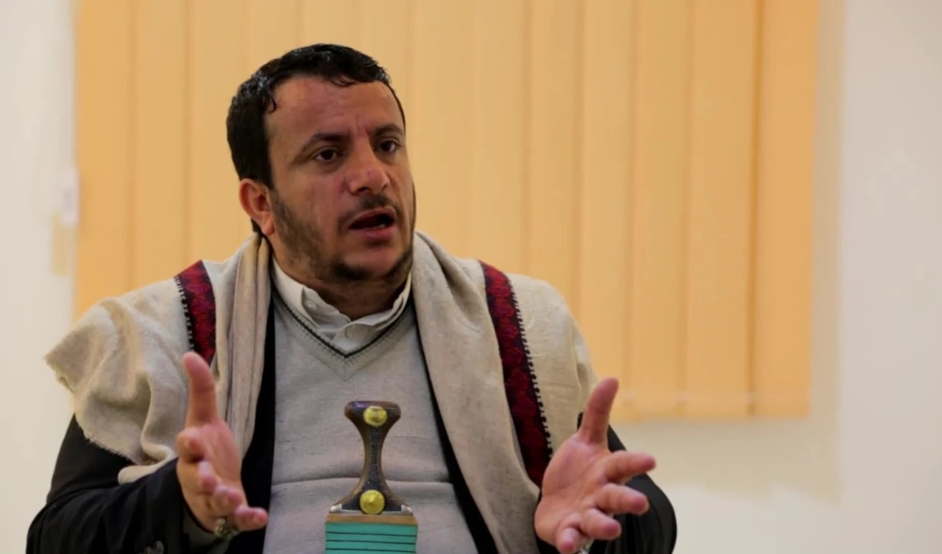 Miembro del Buró Político del Movimiento Yemenita Ansar Allah, Ali Al-Qahhoum.