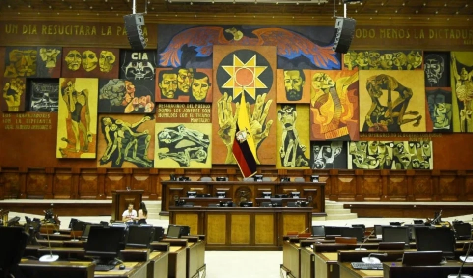 Salón del Pleno de la Asamblea Nacional.
