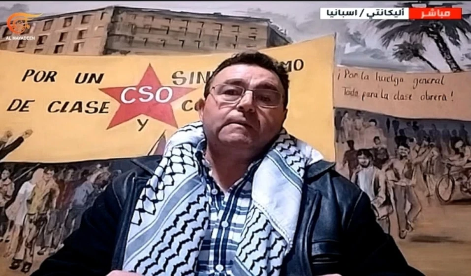 El Secretario General del Partido Comunista de España, Julio Díaz.