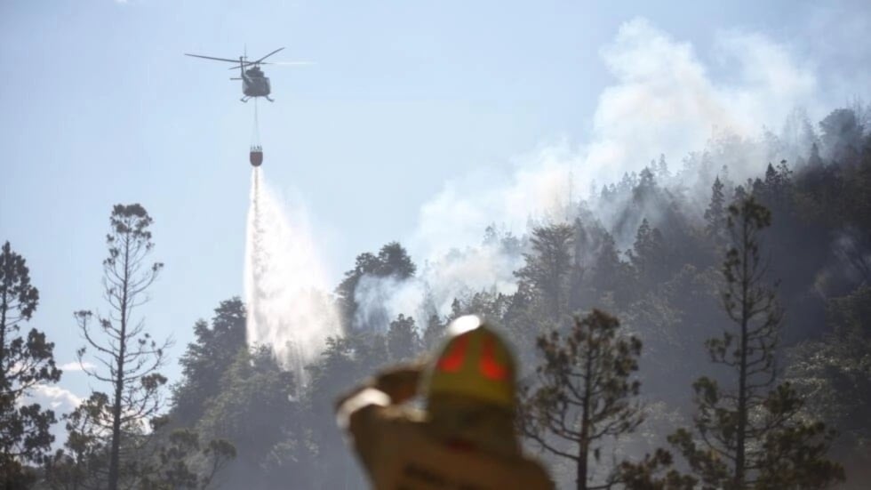 Incendio quema sitio Patrimonio de la Humanidad en Argentina. Foto: AFP. 