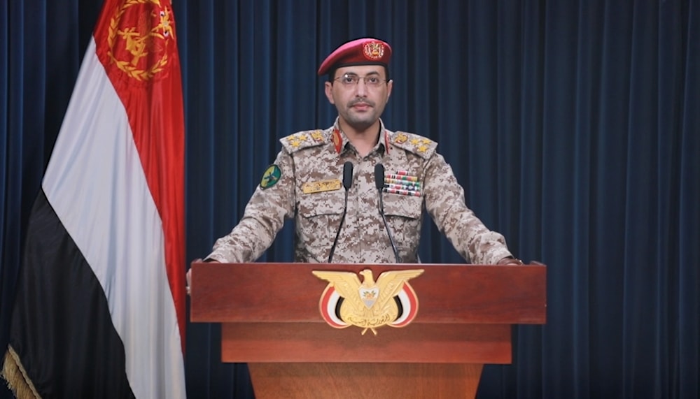 El portavoz de las Fuerzas Armadas de Yemen, general de brigada Yahya Sari.