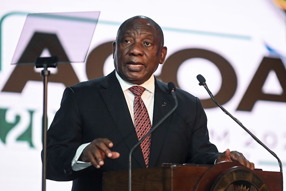 El presidente de Sudáfrica,  Cyril Ramaphosa.