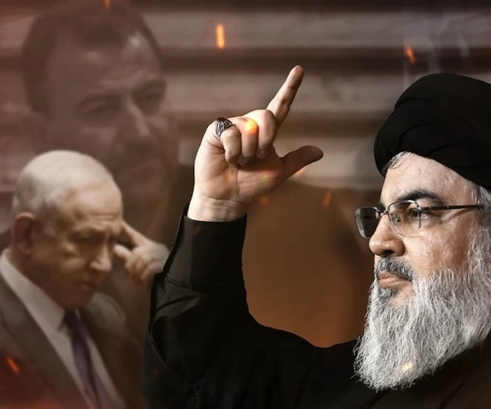 El secretario general de Hizbullah, Sayyed Hassan Nasrallah.