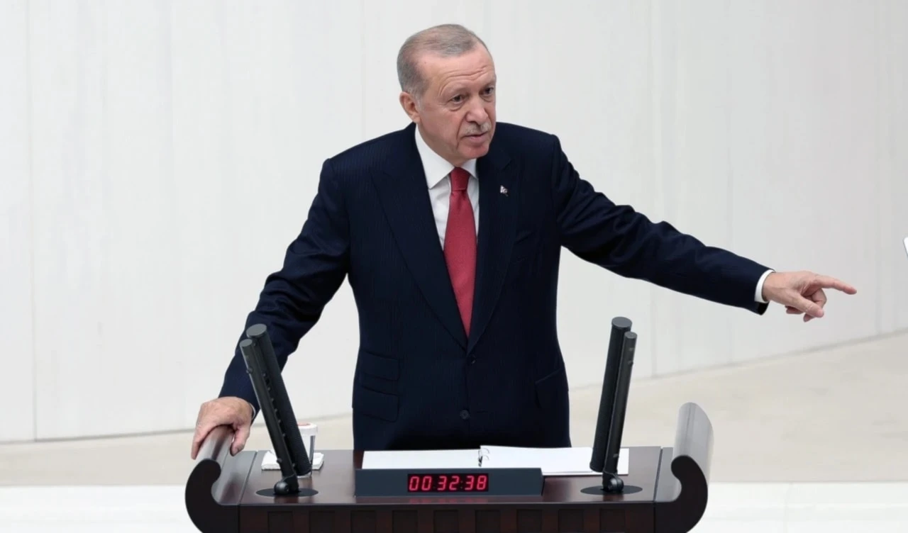 El presidente turco, Recep Tayyip Erdogan, durante la apertura del tercer periodo de la 28ª sesión legislativa del Parlamento turco. (Foto: Agencia Anadolu) El presidente turco, Recep Tayyip Erdogan, durante la apertura del tercer periodo de la 28ª sesión legislativa del Parlamento turco. (Foto: Agencia Anadolu)