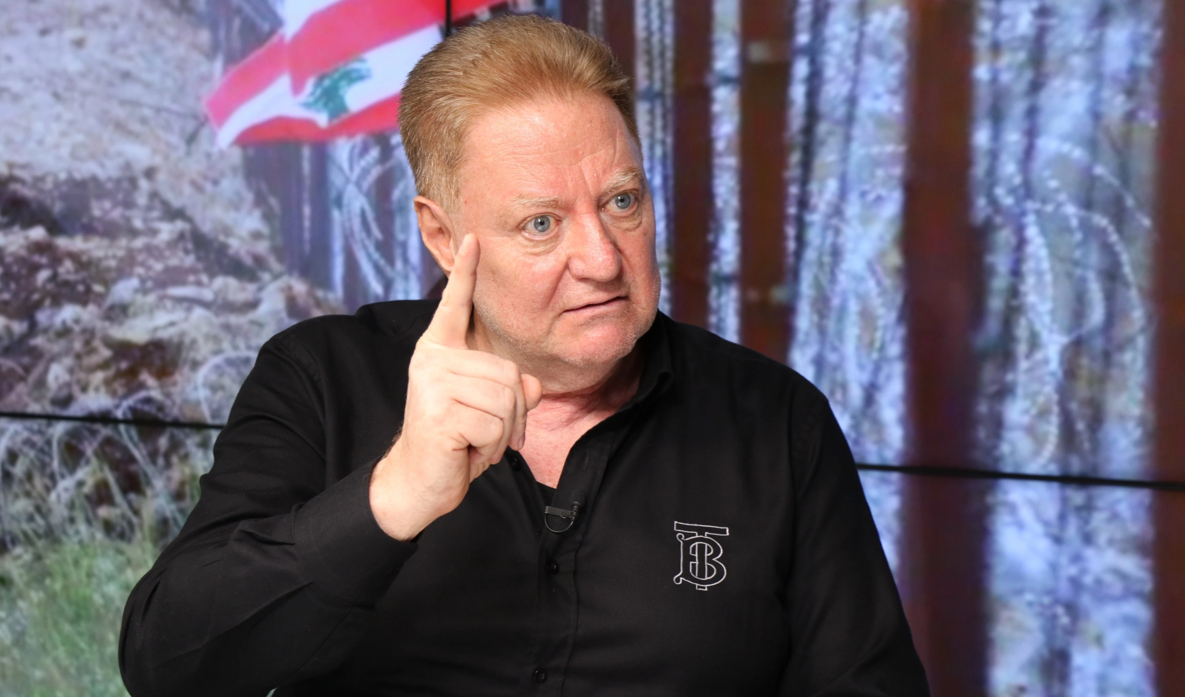 El jefe del Partido Corriente Árabe, Shaker Al-Barjawi.