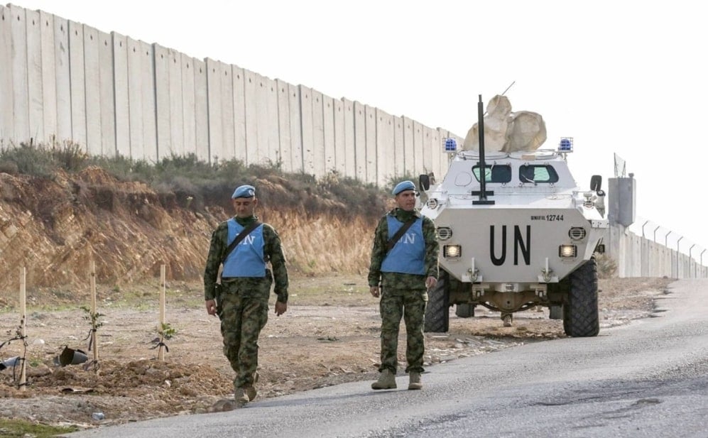 Fuerzas Provisionales de Paz de la ONU (Fpnul) en el sur de Líbano.