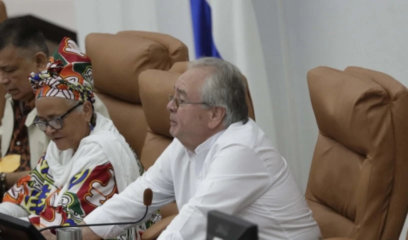 El presidente de la Asamblea Nacional de Nicaragua, Gustavo Porras.