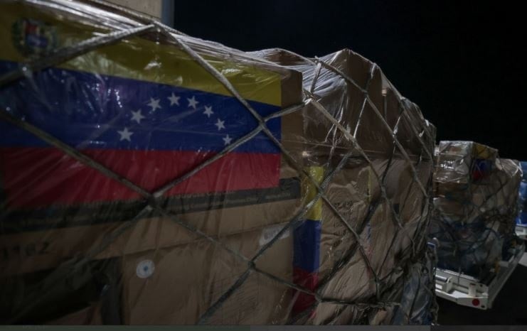 Venezuela envía alrededor de 14 toneladas de ayuda humanitaria a Siria y Líbano (Foto: Redes Sociales Cancillería Venezuela)