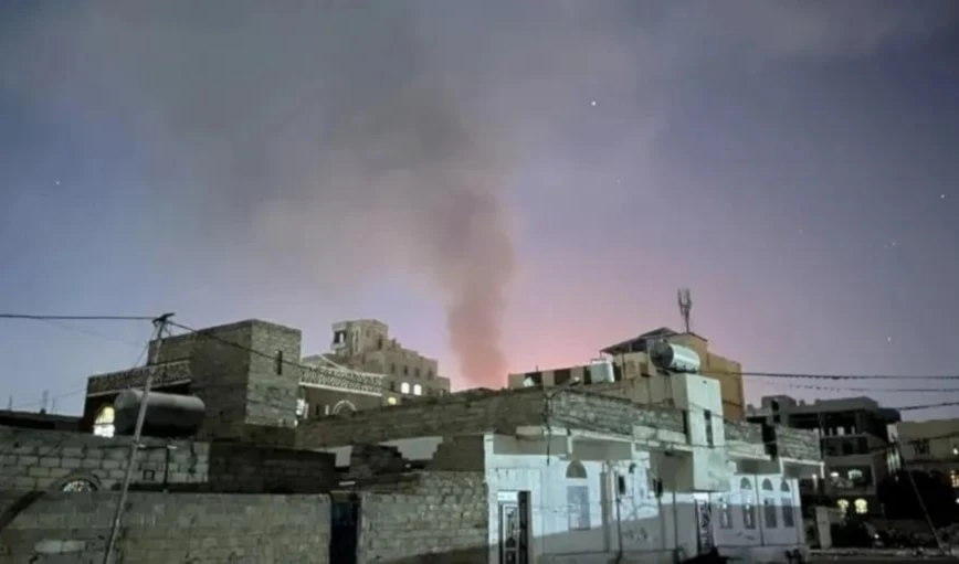 Agresión estadounidense-británica contra Yemen.