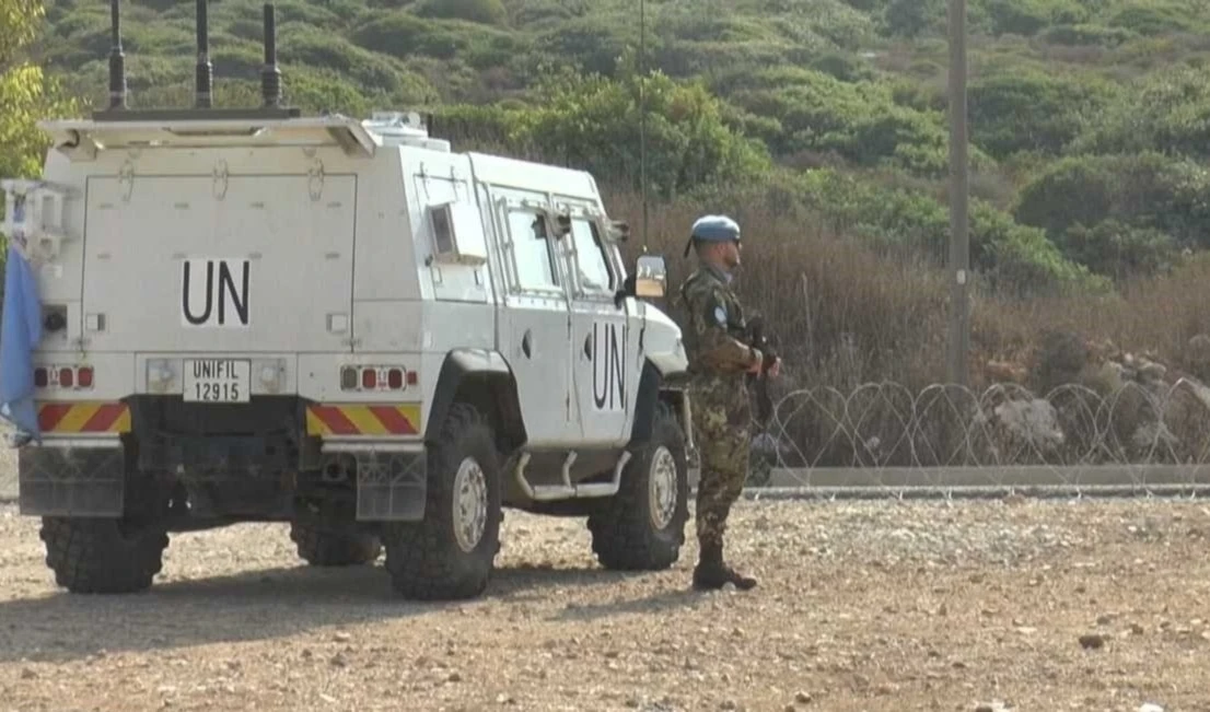 Efectivos de la FINUL en el sur de Líbano. Efectivos de la FINUL en el sur de Líbano.