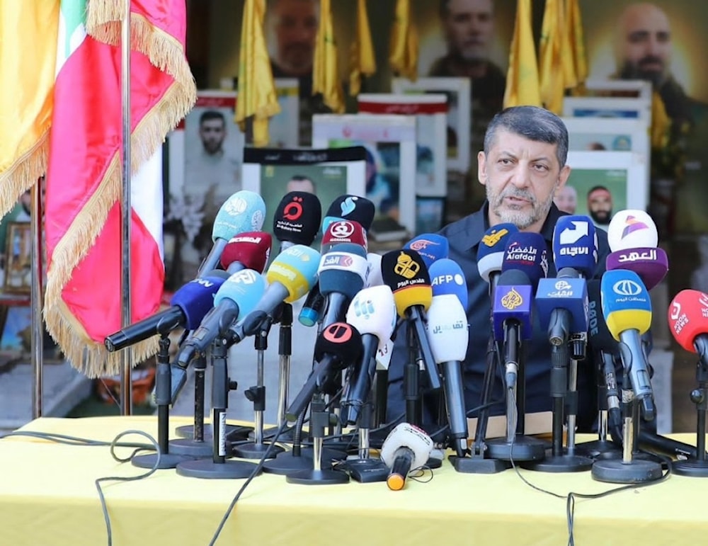 El responsable de relaciones mediáticas de la Resistencia de Líbano (Hizbullah), Mohammad Afif.