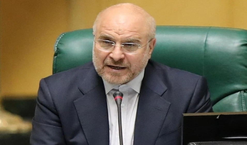 El presidente del Consejo Islámico de la Shura de Irán, Mohammad Baqer Qalibaf.