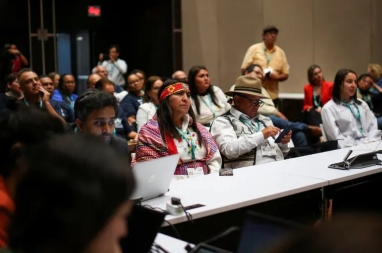 El texto resultó divulgado en la COP 16, en Cadiz,Colombia. Foto: Reuters. 