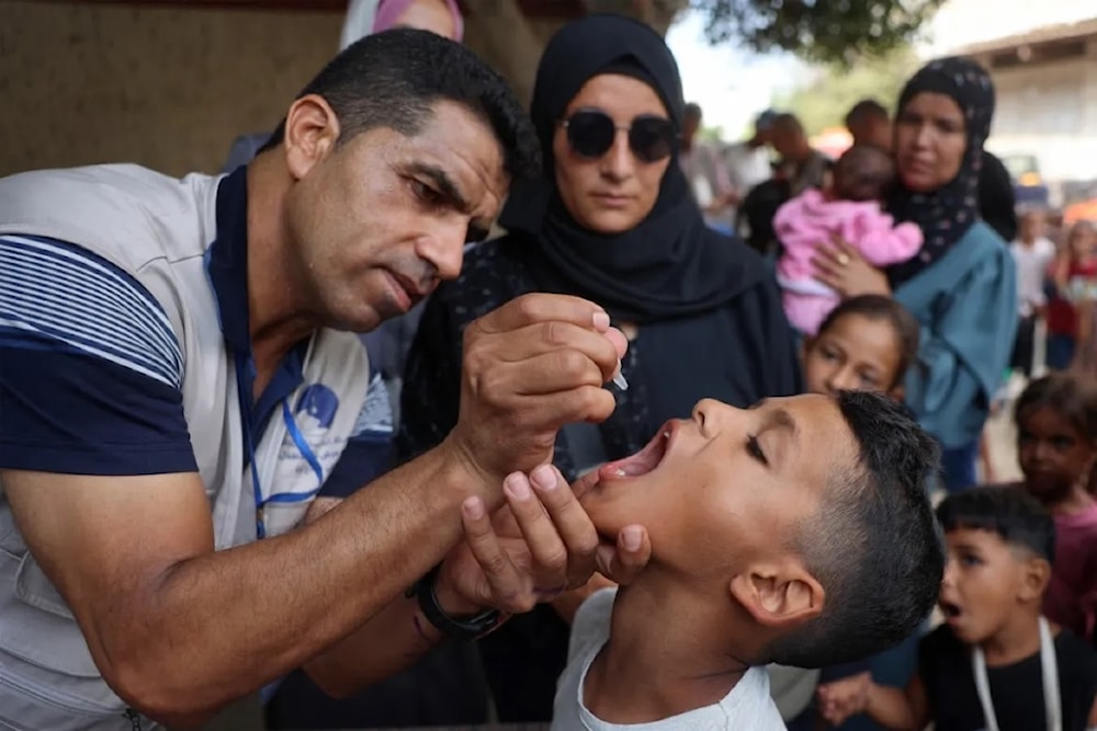 Detienen vacunación antipolio en Gaza. Foto: AFP. 