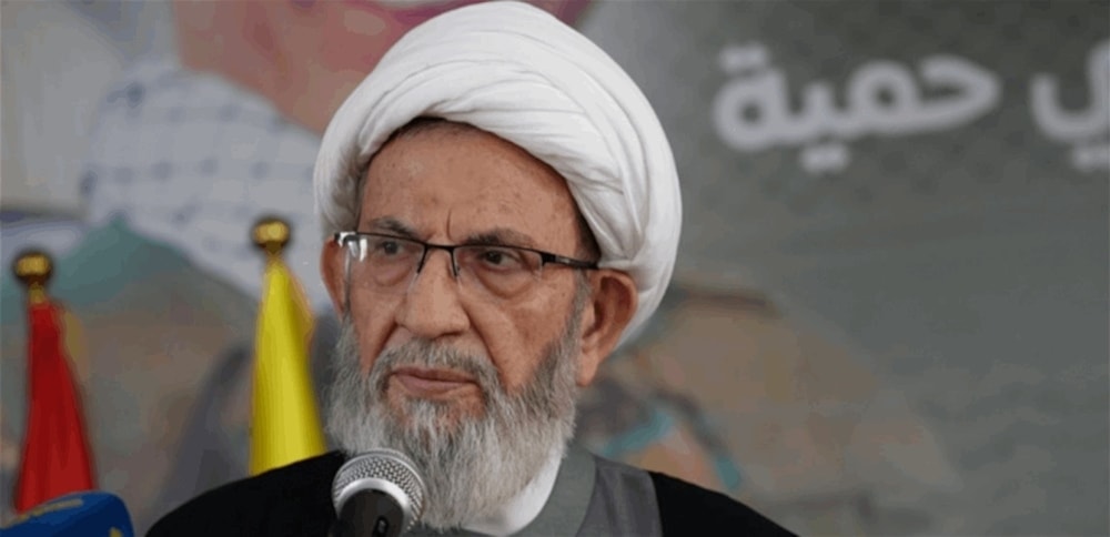 El jefe del Comité de la Sharia de Hizbullah, Cheikh Mohammad Yazbek.