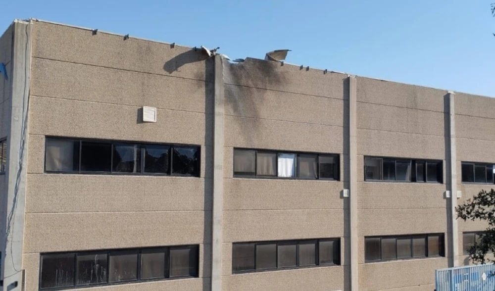 Empresa de la industria militar israelí Yodevat, al sureste de Akka. Empresa de la industria militar israelí Yodevat, al sureste de Akka.