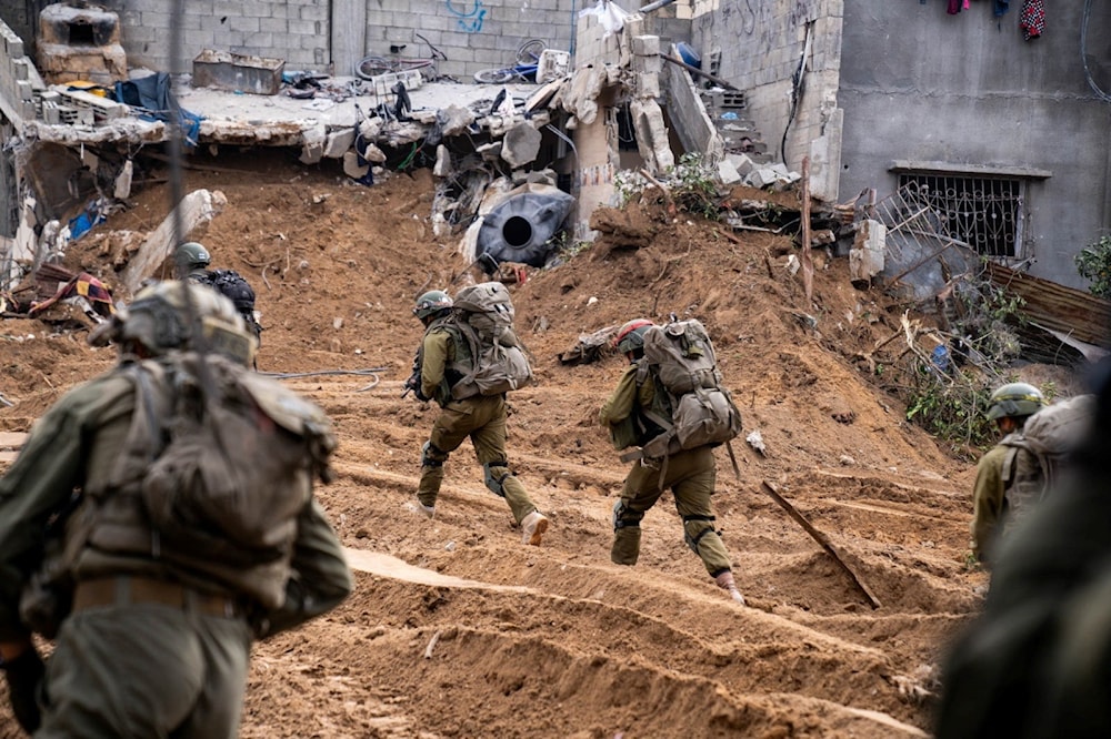 Soldados del ejército israelí en Jabaliya, al norte de la Franja de Gaza.