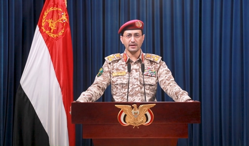 El portavoz de las Fuerzas Armadas de Yemen, general de brigada Yahya Sari.