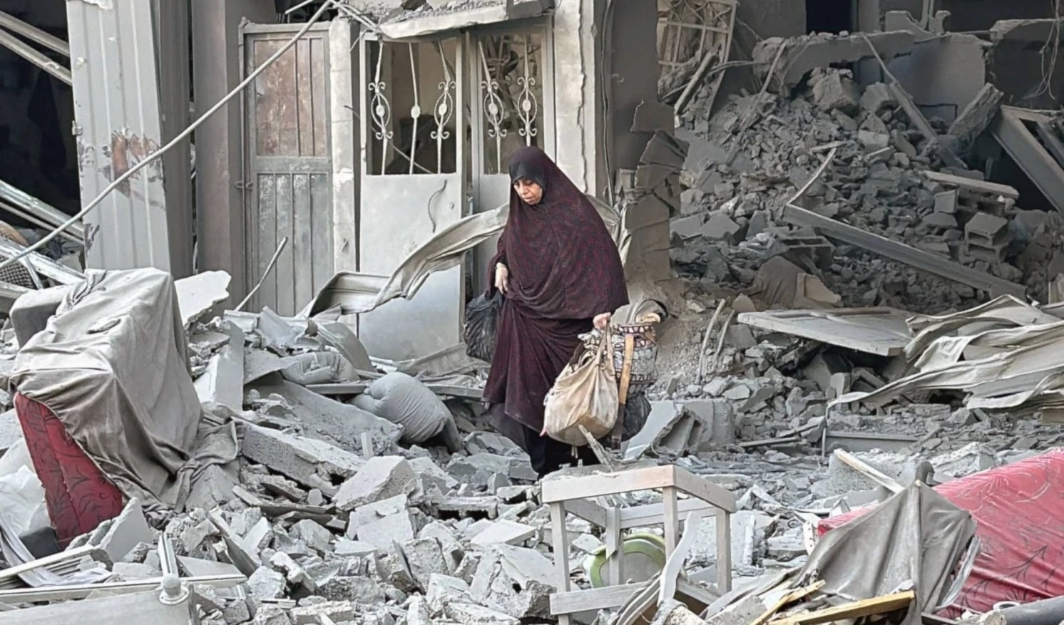 Masacre y destrucción en Gaza.