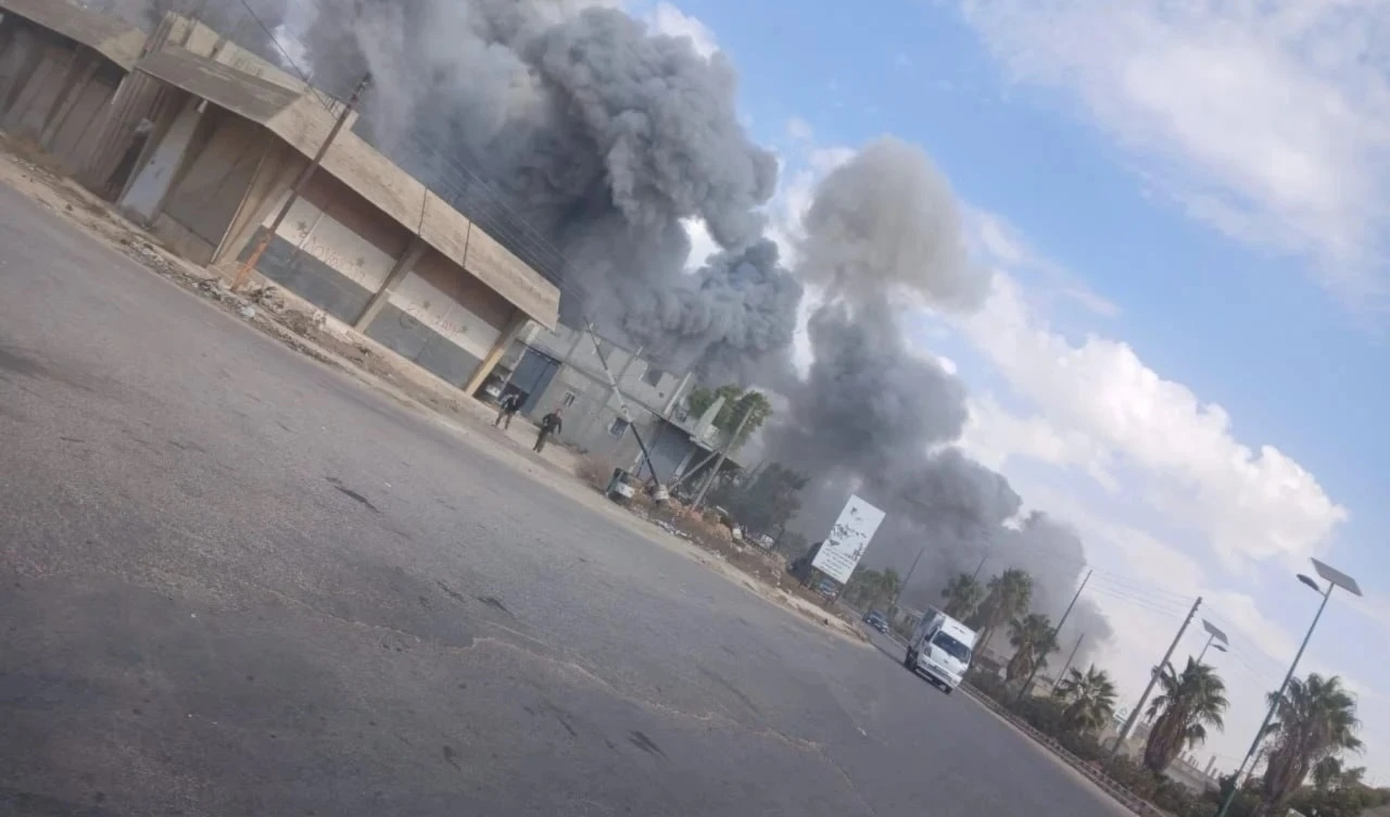 Ataque israelí a la provincia siria de Homs. Ataque israelí a la provincia siria de Homs.