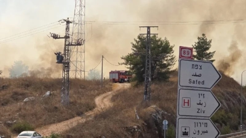 Hizbullah causa incendio y  destrucciones masivas en el norte.