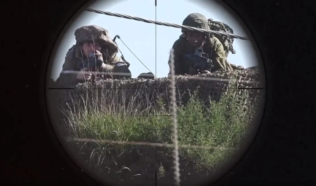 Resistencia de Líbano monitorea movimiento de  soldados israelíes en la frontera con la Palestina ocupada.
