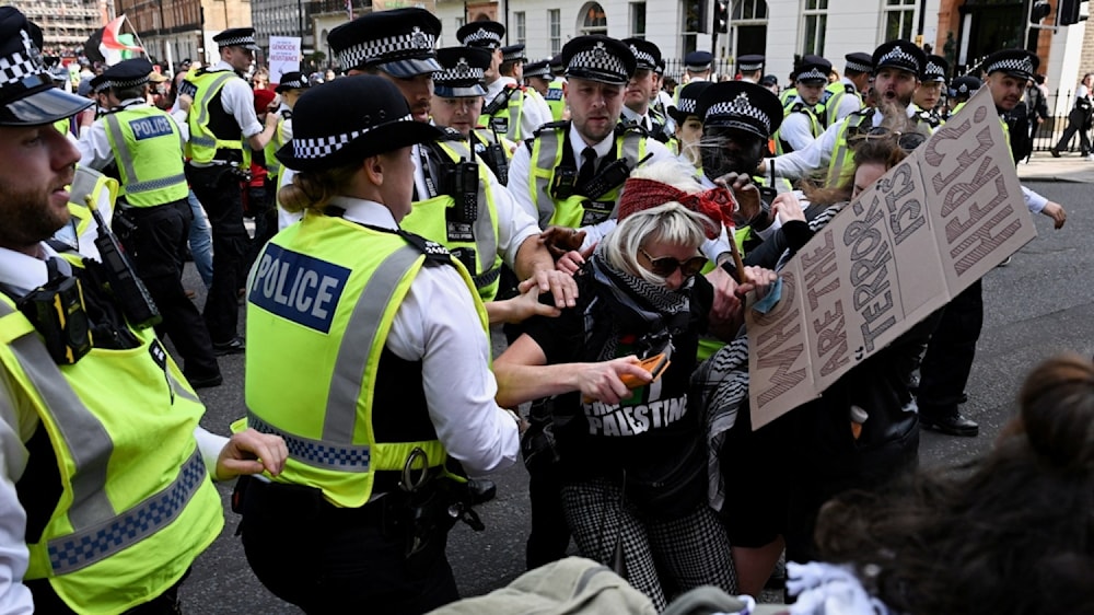 Policía reprimió a los manifestantes que apoyaban a Gaza y el Líbano en Londres ( Foto: The Times)