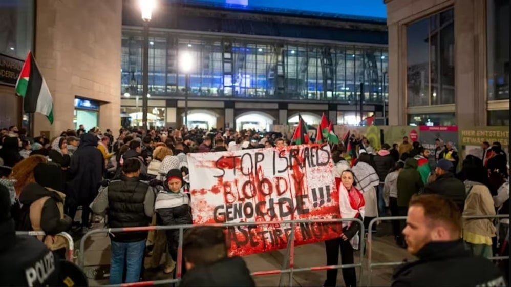 Diez detenidos en Berlín durante protesta a favor de Palestina