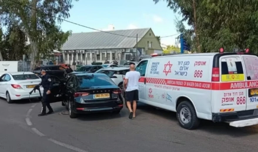 Lugar de la acción de apuñalamiento en Hadera, "Tel Aviv".