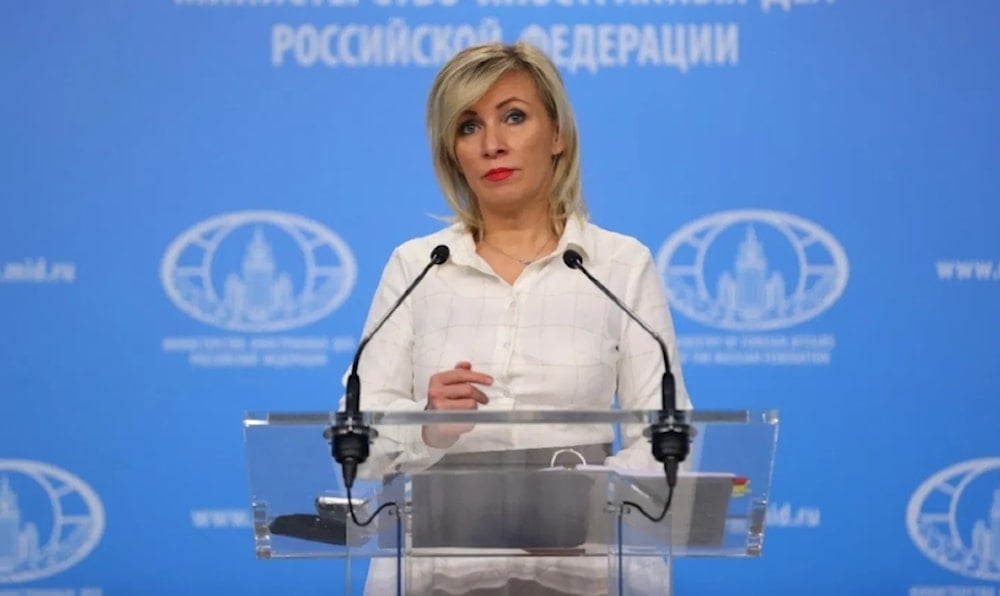 Portavoz del Ministerio de Asuntos Exteriores de Rusia, María Zakharova. 