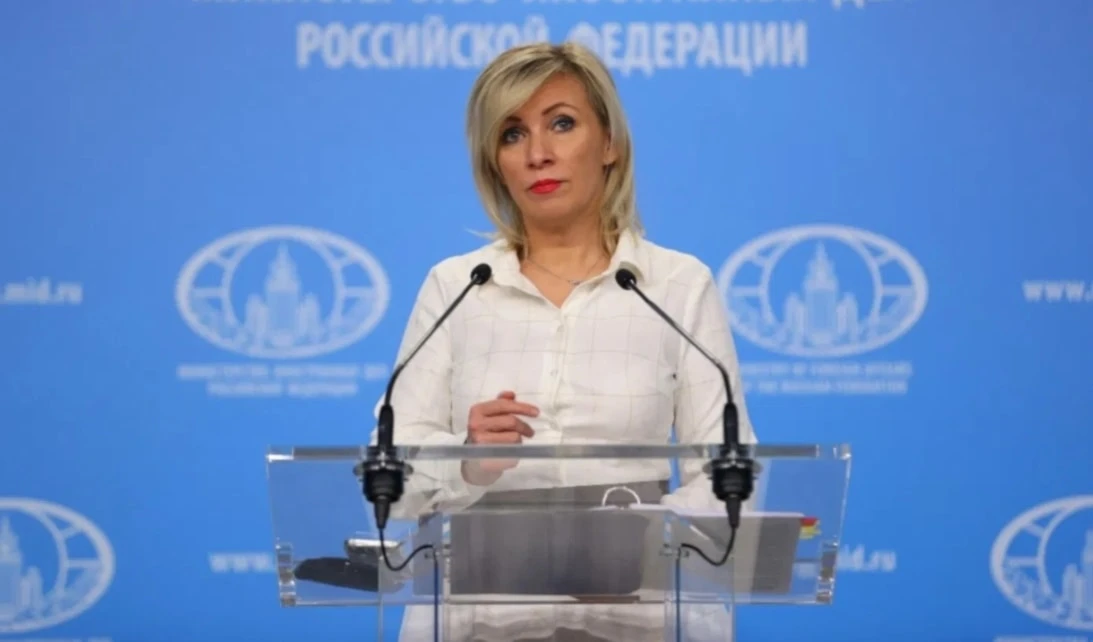 Portavoz del Ministerio de Asuntos Exteriores de Rusia, María Zakharova.