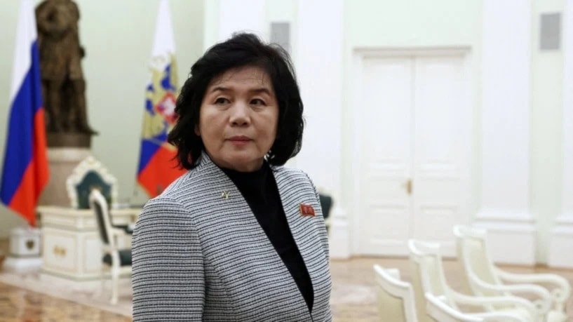 La ministra de Asuntos Exteriores de Corea del Norte, Choe Song Hui.