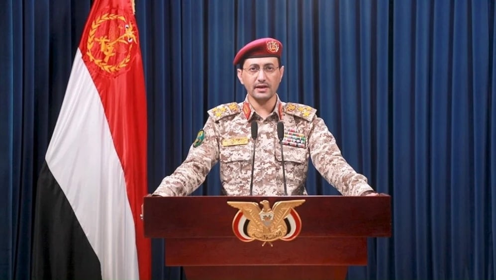El portavoz de las Fuerzas Armadas yemeníes, general Yahya Sari.