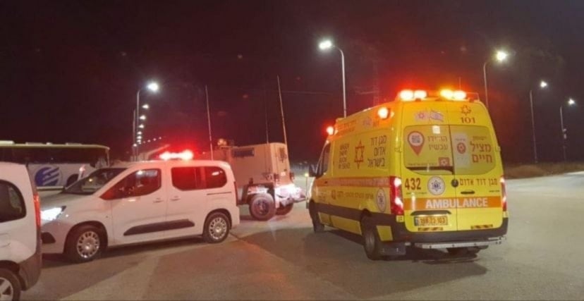 Lugar de la acción de atropello cerca cerca de la ciudad de Al-Khader, al oeste de Belén, en la Cisjordania ocupada..