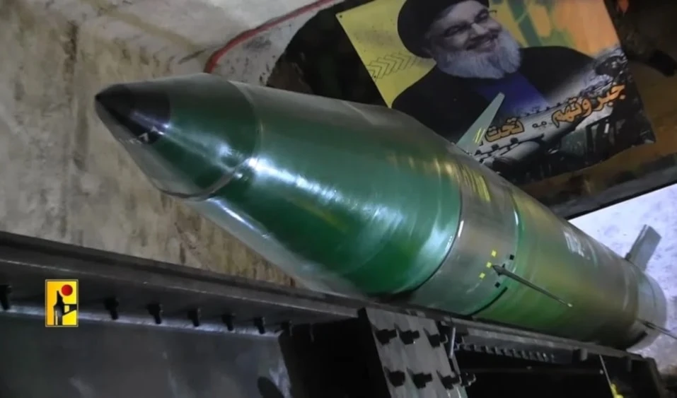 El misil Qader 2 empleado por Hizbullah en sus ataques a la base israelí de Glilot. El misil Qader 2 empleado por Hizbullah en sus ataques a la base israelí de Glilot.