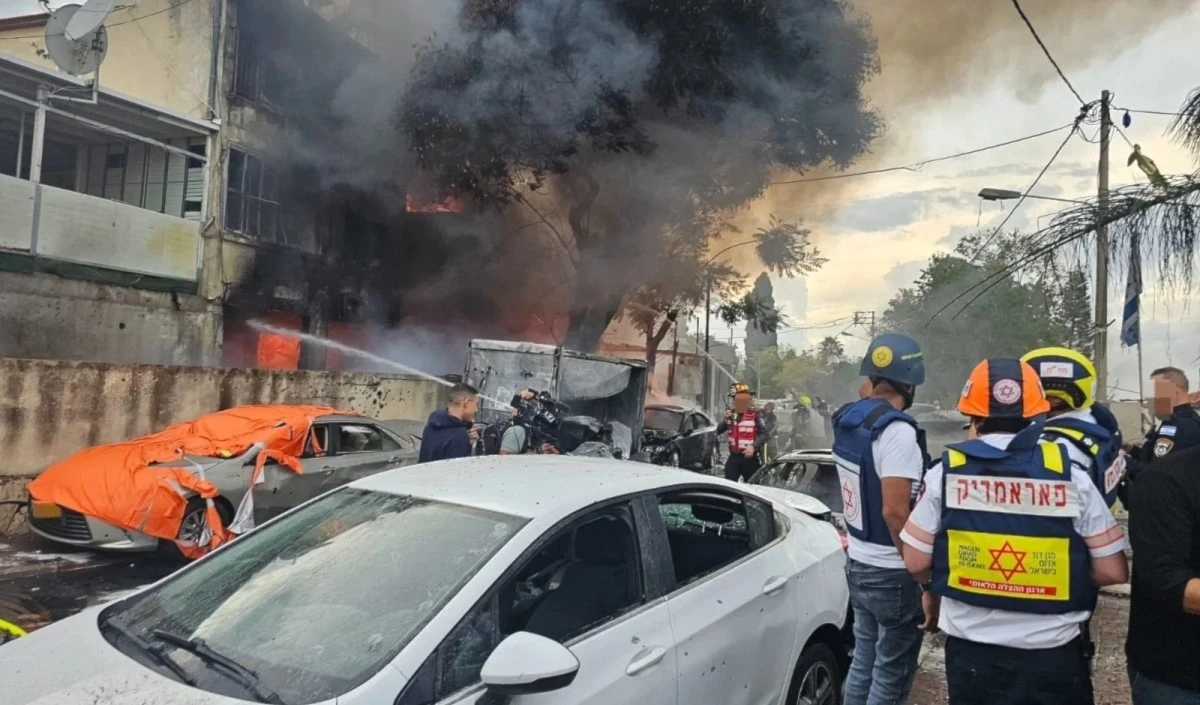 Ataque de la Resistencia de Líbano (Hizbullah) a Haifa ocupada.